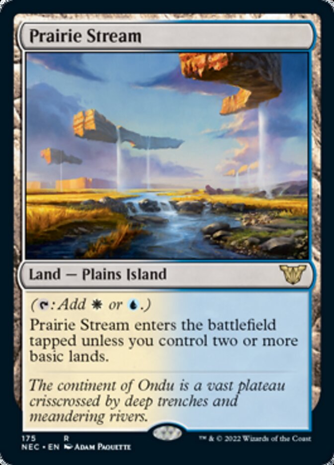 Prairie Stream [Kamigawa: Neon Dynasty Commander] Magic: The Gathering