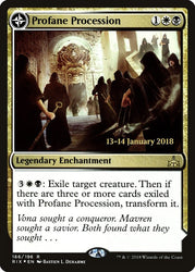 Profane Procession // Tomb of the Dusk Rose [Rivals of Ixalan Prerelease Promos] Magic: The Gathering