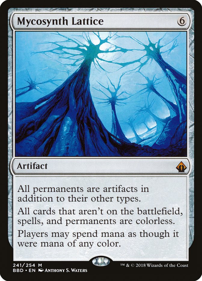 Mycosynth Lattice [Battlebond] Magic: The Gathering
