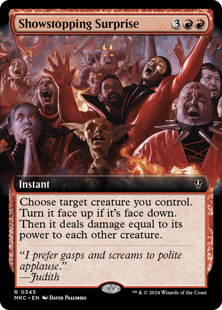 Showstopping Surprise (Extended Art) [Murders at Karlov Manor Commander] Magic: The Gathering