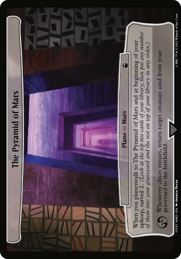 The Pyramid of Mars [Doctor Who] Magic: The Gathering