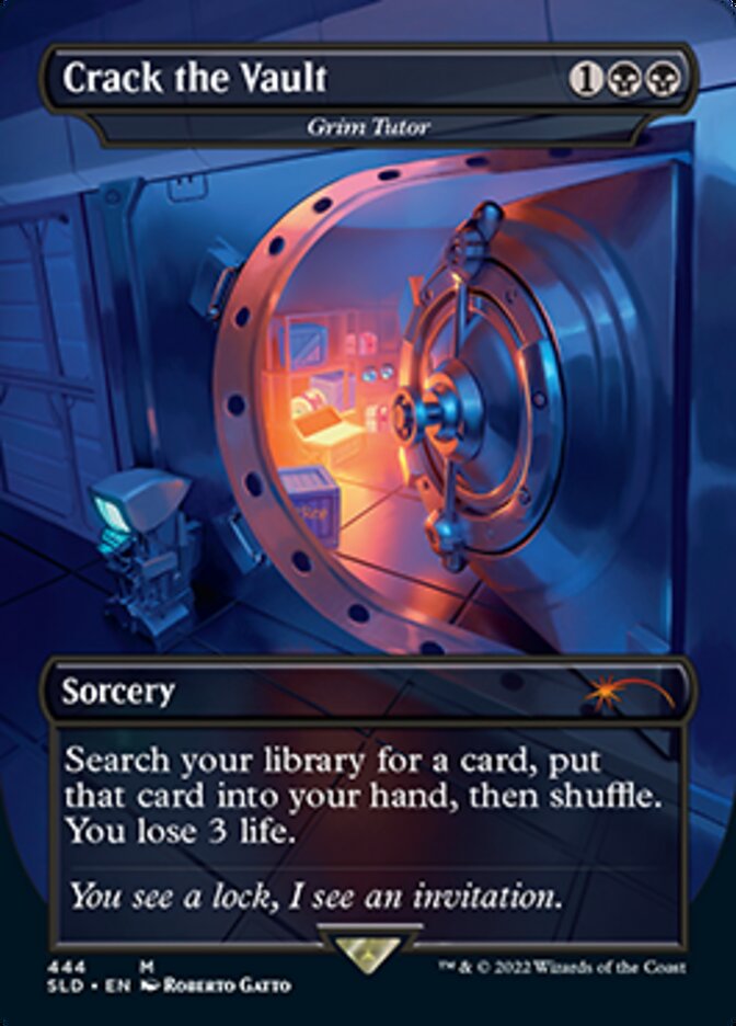 Grim Tutor - Crack the Vault [Secret Lair Drop Series] Magic: The Gathering