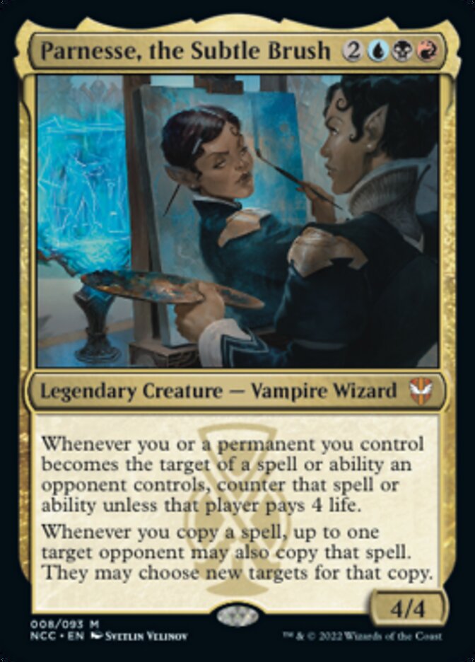 Parnesse, the Subtle Brush [Streets of New Capenna Commander] Magic: The Gathering