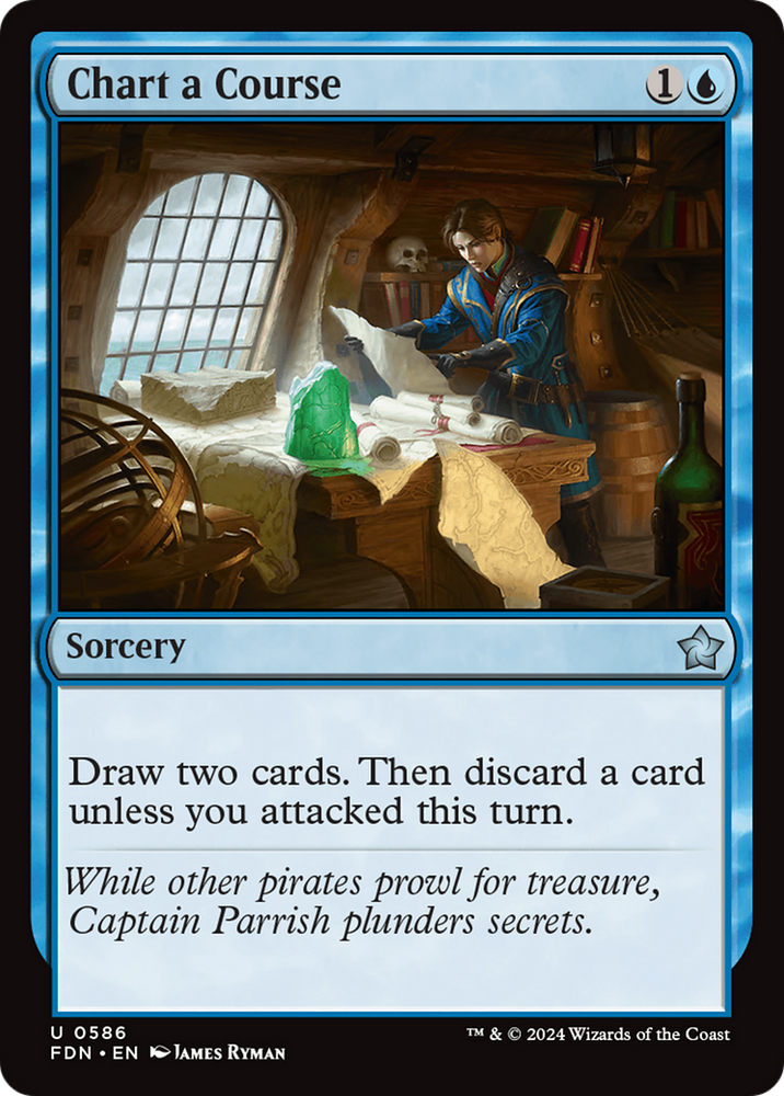 Chart a Course [Foundations] Magic: The Gathering