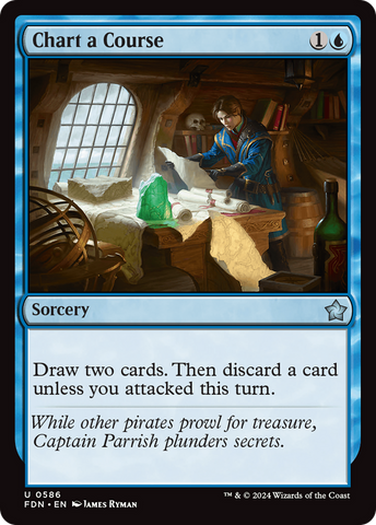 Chart a Course [Foundations] Magic: The Gathering