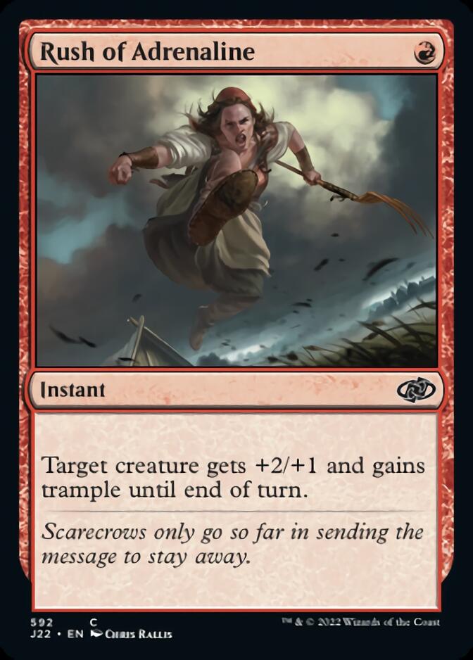 Rush of Adrenaline [Jumpstart 2022] Magic: The Gathering