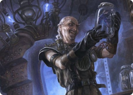 Delver of Secrets Art Card [Innistrad: Midnight Hunt Art Series] Magic: The Gathering