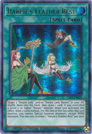 Harpie's Feather Rest [LART-EN029] Ultra Rare Yu-Gi-Oh!