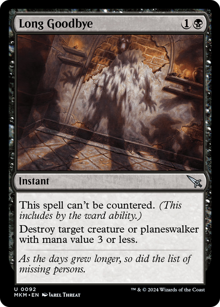 Long Goodbye [Murders at Karlov Manor] Magic: The Gathering