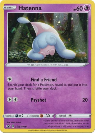 Hatenna (SWSH040) [Sword & Shield: Black Star Promos] Pokémon