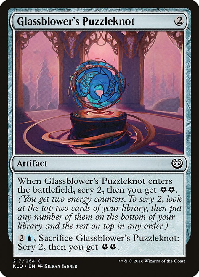 Glassblower's Puzzleknot [Kaladesh] Magic: The Gathering