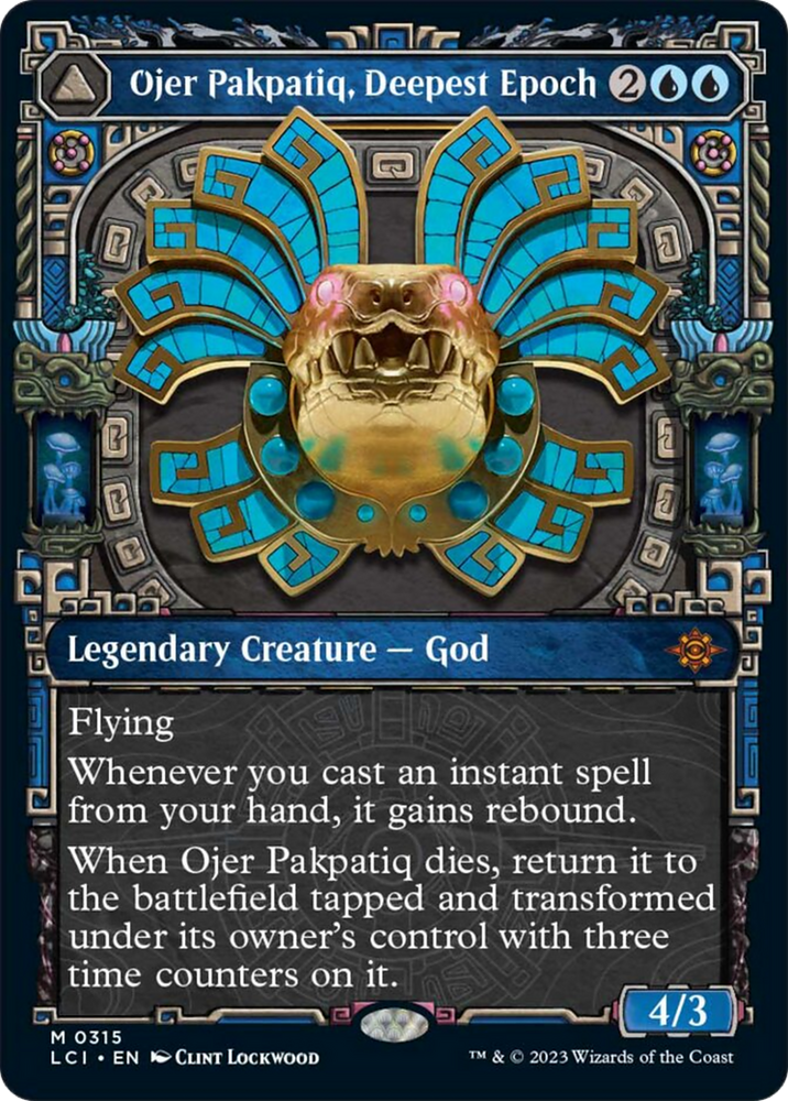 Ojer Pakpatiq, Deepest Epoch // Temple of Cyclical Time (Showcase) [The Lost Caverns of Ixalan] Magic: The Gathering