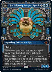 Ojer Pakpatiq, Deepest Epoch // Temple of Cyclical Time (Showcase) [The Lost Caverns of Ixalan] Magic: The Gathering