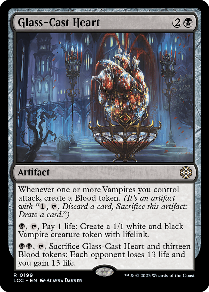 Glass-Cast Heart [The Lost Caverns of Ixalan Commander] Magic: The Gathering