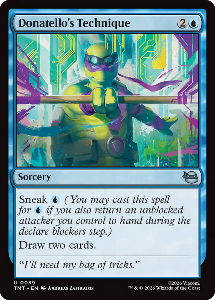 Donatello's Technique [Teenage Mutant Ninja Turtles] Magic: The Gathering