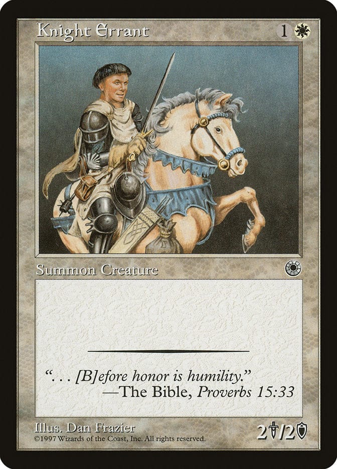 Knight Errant [Portal] Magic: The Gathering