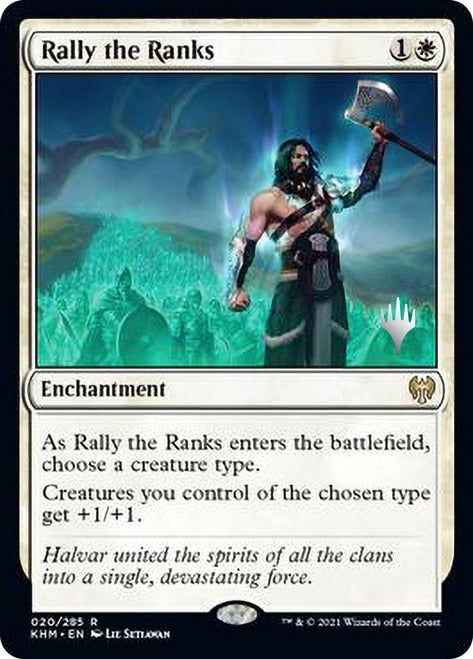 Rally the Ranks (Promo Pack) [Kaldheim Promos] Magic: The Gathering