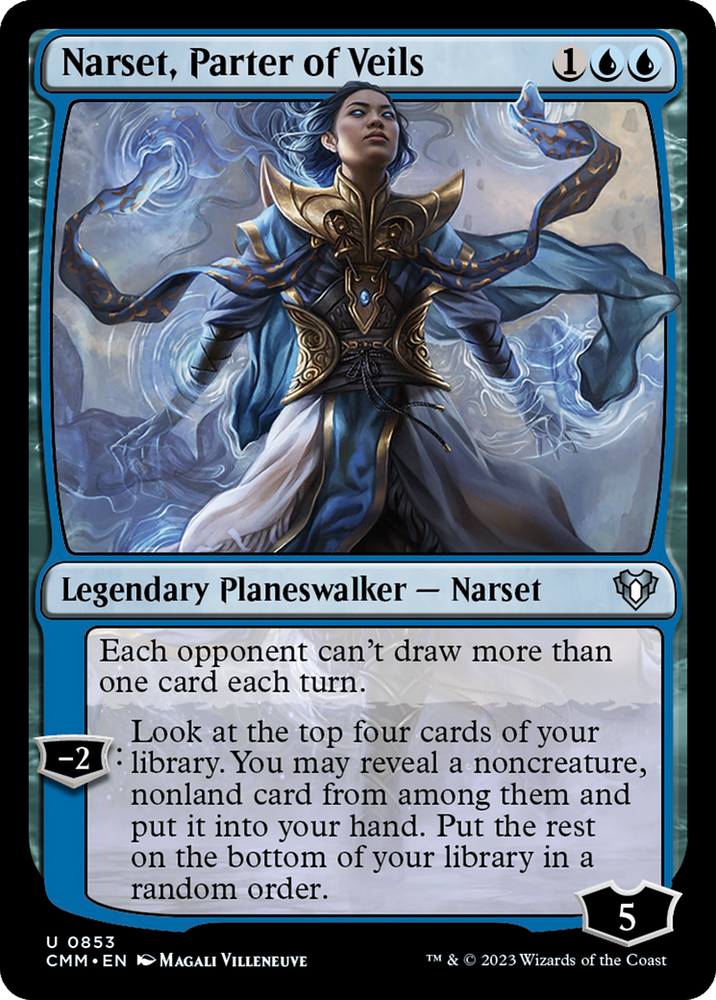 Narset, Parter of Veils [Commander Masters] Magic: The Gathering