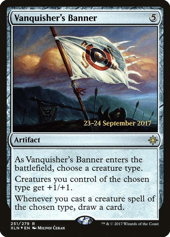 Vanquisher's Banner [Ixalan Prerelease Promos] Magic: The Gathering