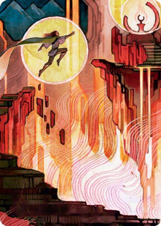 Thrill of Possibility Art Card [Strixhaven: School of Mages Art Series] Magic: The Gathering