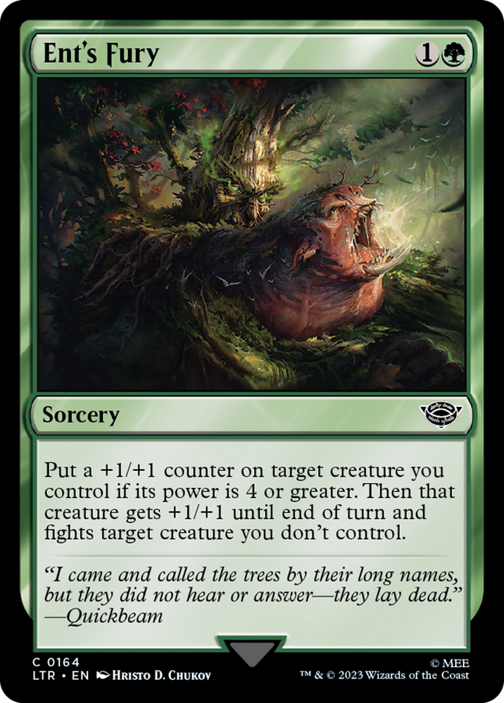 Ent's Fury [The Lord of the Rings: Tales of Middle-Earth] Magic: The Gathering