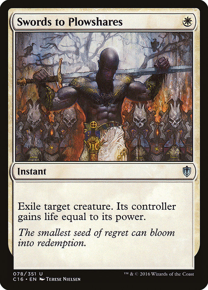 Swords to Plowshares [Commander 2016] Magic: The Gathering