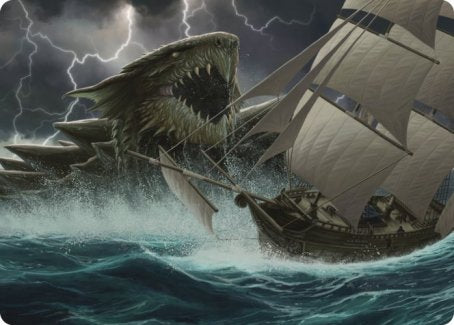Dragon Turtle Art Card [Dungeons & Dragons: Adventures in the Forgotten Realms Art Series] Magic: The Gathering