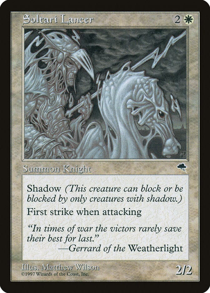 Soltari Lancer [Tempest] Magic: The Gathering