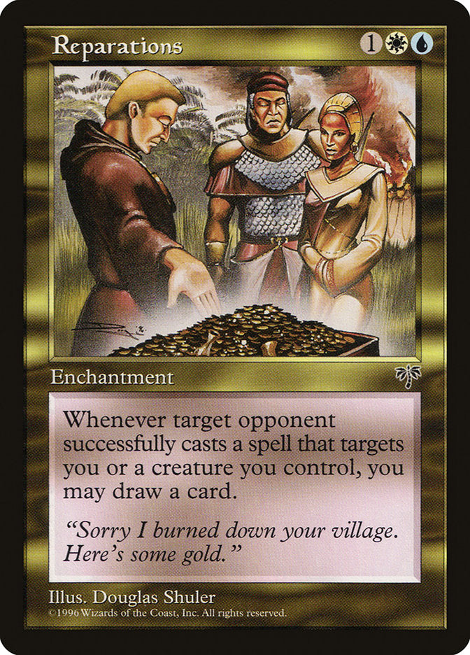 Reparations [Mirage] Magic: The Gathering