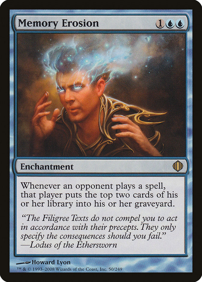 Memory Erosion [Shards of Alara] Magic: The Gathering