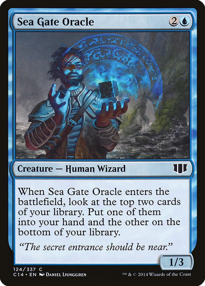 Sea Gate Oracle [Commander 2014] Magic: The Gathering