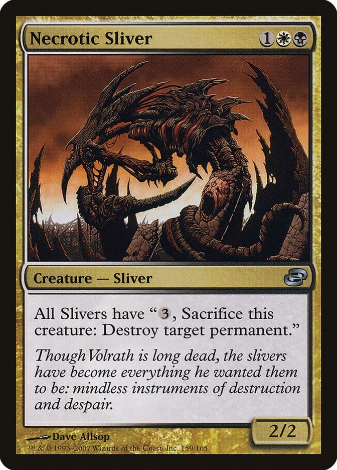 Necrotic Sliver [Planar Chaos] Magic: The Gathering