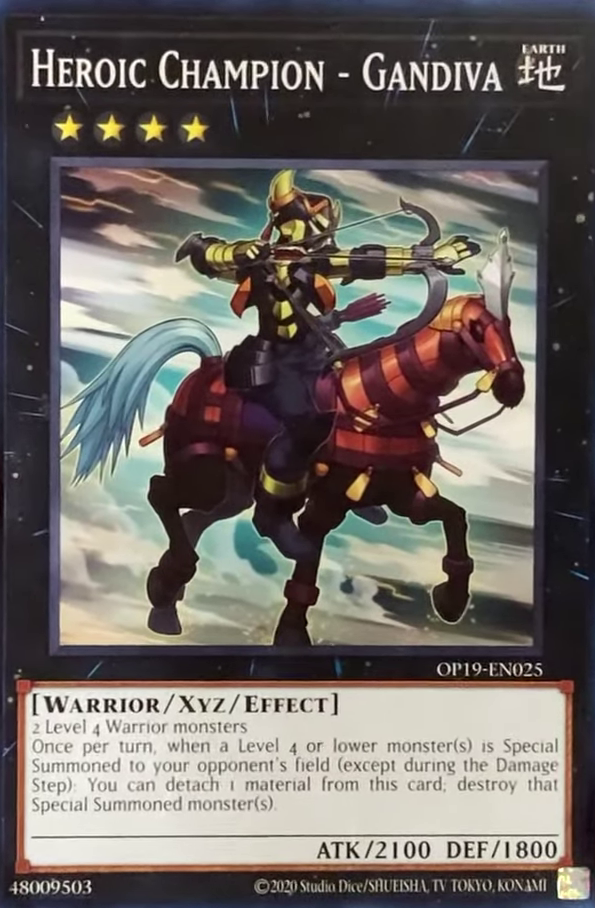 Heroic Champion - Gandiva [OP19-EN025] Common Yu-Gi-Oh!