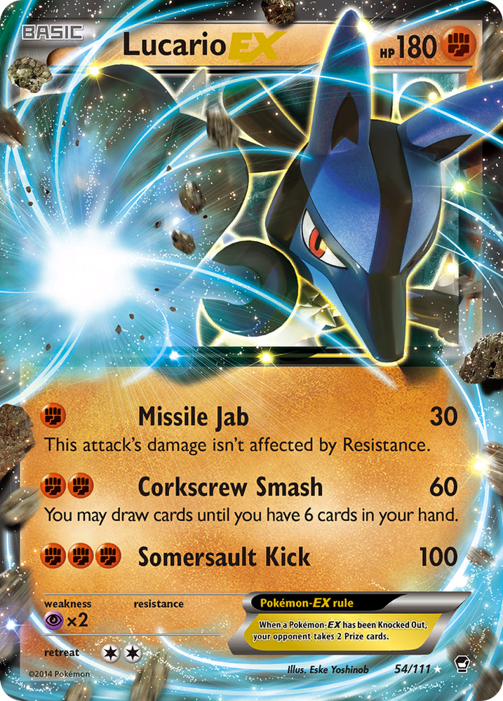 Lucario EX (54/111) [XY: Furious Fists] Pokémon