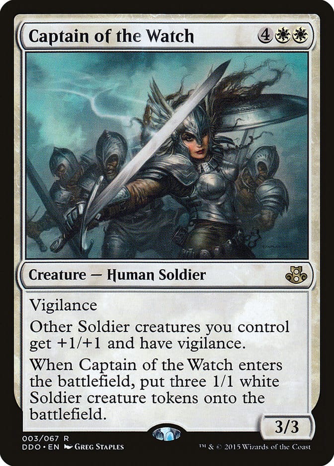 Captain of the Watch [Duel Decks: Elspeth vs. Kiora] Magic: The Gathering
