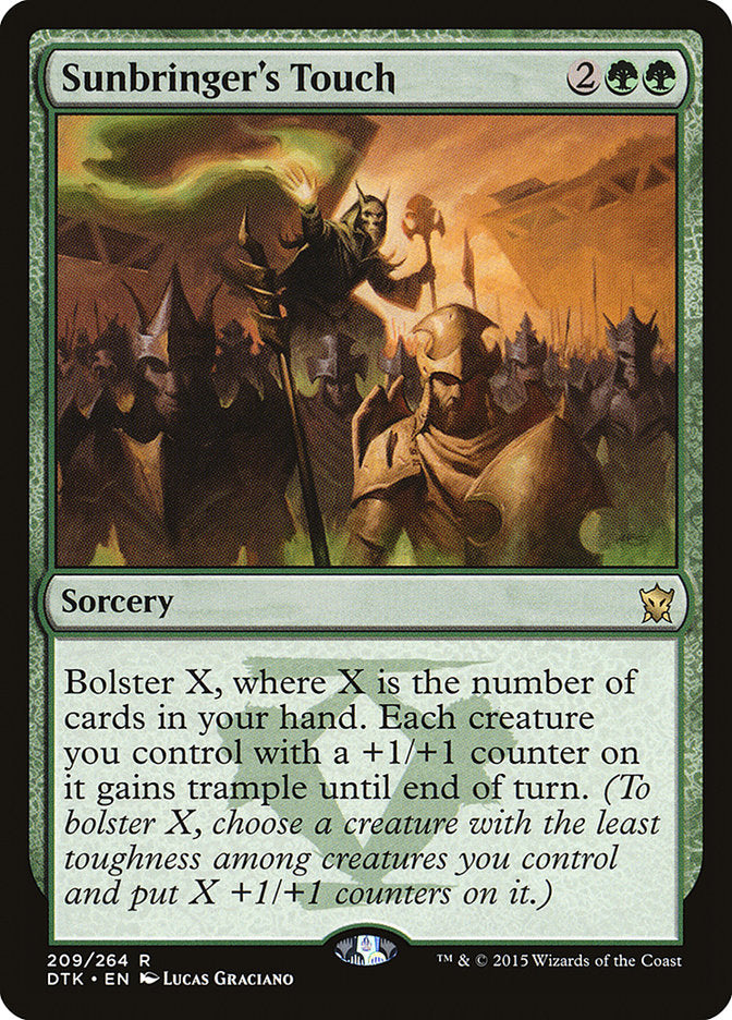 Sunbringer's Touch [Dragons of Tarkir] Magic: The Gathering