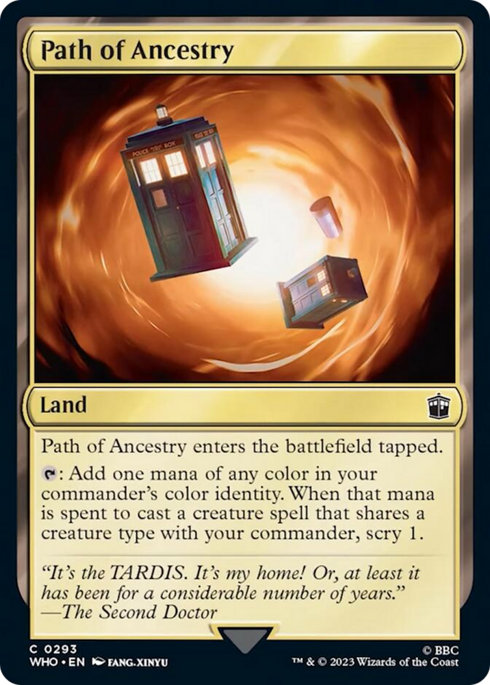 Path of Ancestry [Doctor Who] Magic: The Gathering