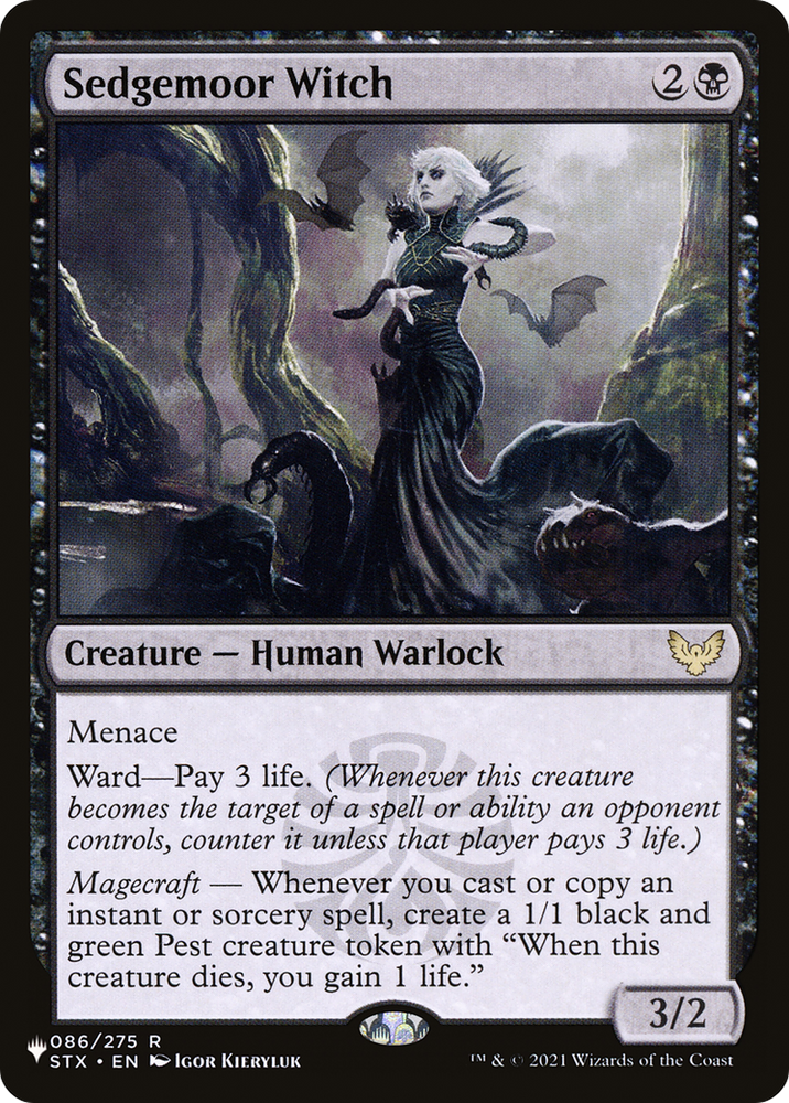 Sedgemoor Witch [The List] Magic: The Gathering