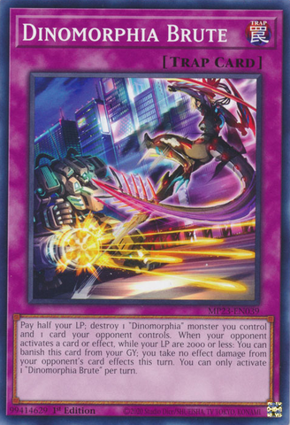 Dinomorphia Brute [MP23-EN039] Common - Yugioh Cards For Your TCG Needs!