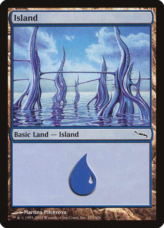 Island (293) [Mirrodin] Magic: The Gathering