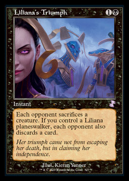 Liliana's Triumph (Timeshifted) [Time Spiral Remastered] Magic: The Gathering