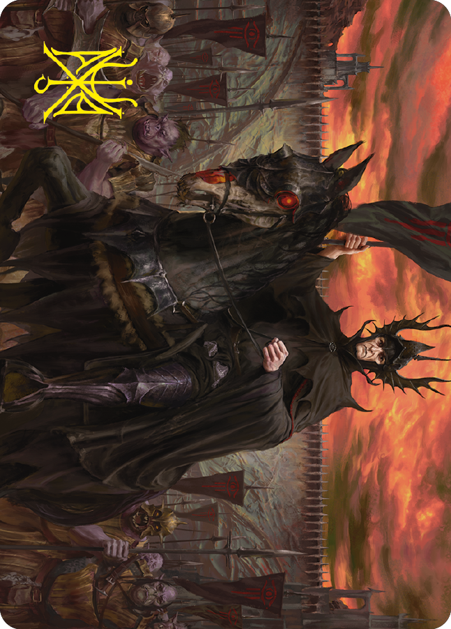 The Mouth of Sauron Art Card (Gold-Stamped Signature) [The Lord of the Rings: Tales of Middle-earth Art Series] Magic: The Gathering