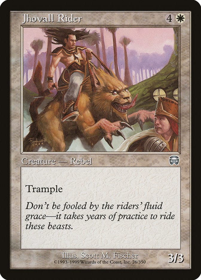 Jhovall Rider [Mercadian Masques] Magic: The Gathering