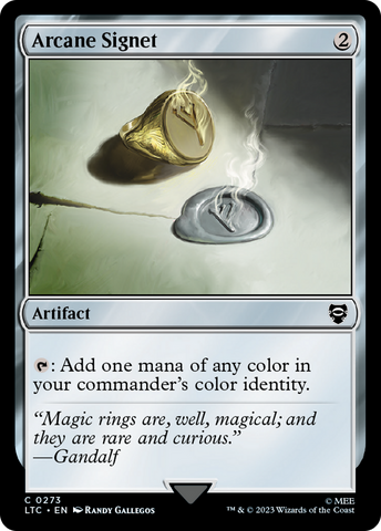Arcane Signet [The Lord of the Rings: Tales of Middle-Earth Commander] Magic: The Gathering