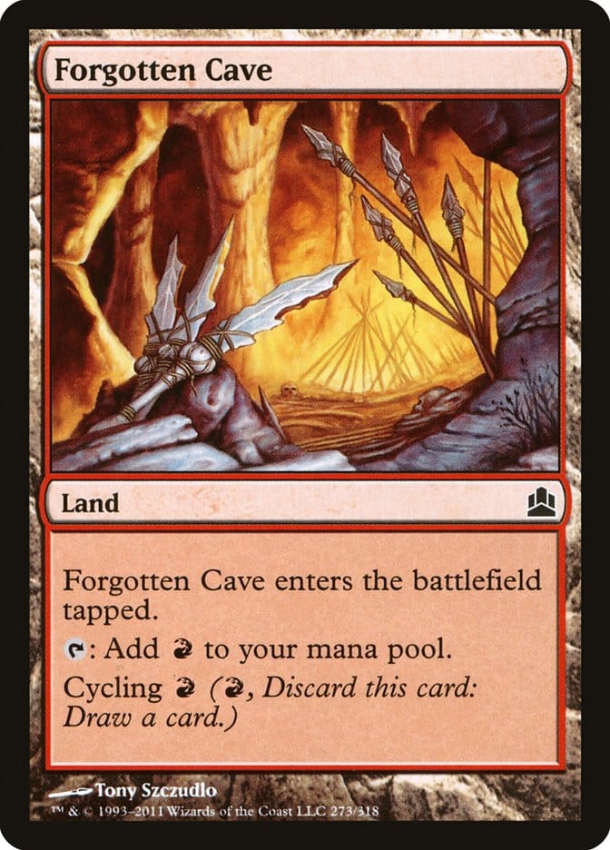 Forgotten Cave [Commander 2011] Magic: The Gathering