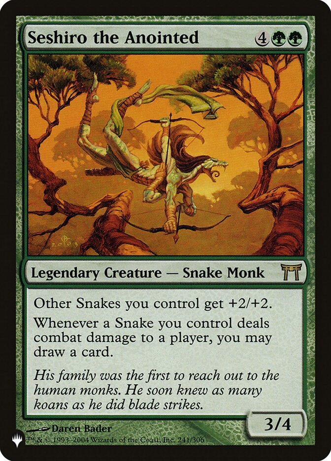 Seshiro the Anointed [The List] Magic: The Gathering