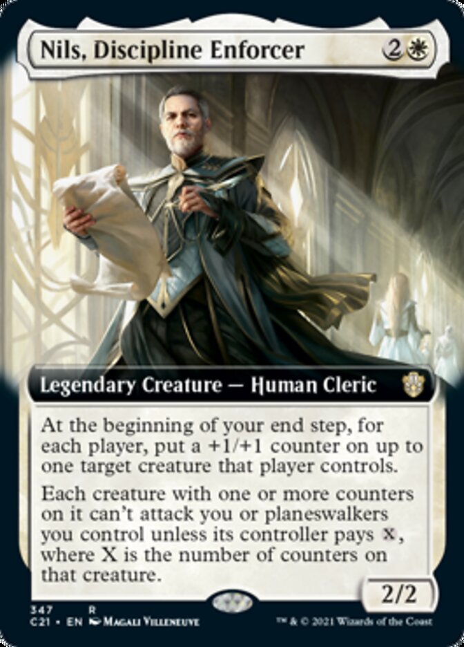 Nils, Discipline Enforcer (Extended Art) [Commander 2021] Magic: The Gathering