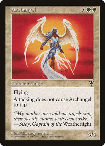 Archangel [Visions] Magic: The Gathering