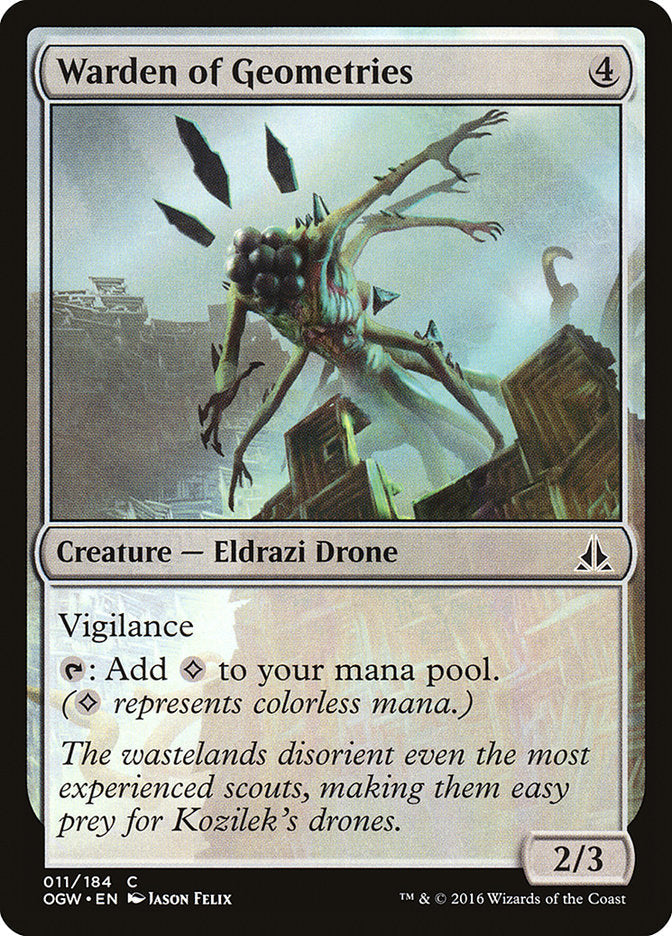 Warden of Geometries [Oath of the Gatewatch] Magic: The Gathering