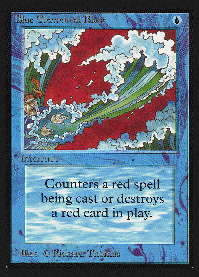 Blue Elemental Blast [International Collectors' Edition] Magic: The Gathering